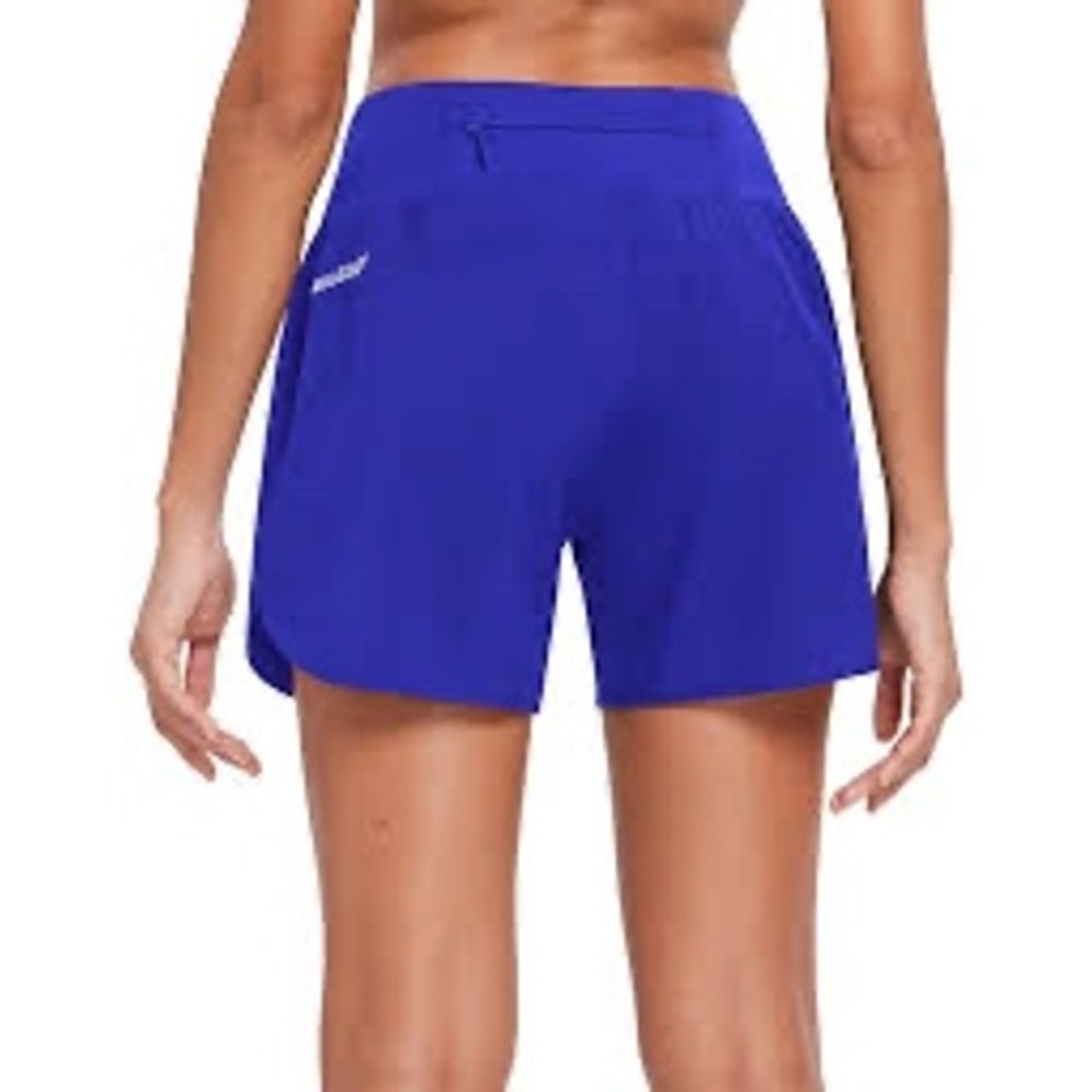 NWT Baleaf Womens XL Royal High Waisted Running Shorts Back Zip Pocket Athletic - Picture 2 of 13